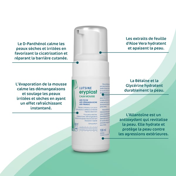 Eryplast Calm Mousse Benefits Image